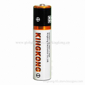 Alkaline Battery with 150-minute Discharging Time, 1.5V Nominal Voltage
